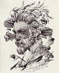 淋漓尽致的素描头像排线风格
.
人物插画、概念设计师
.
Lee.K ​​​​