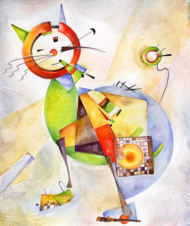 当世界名画遇上猫，都摇头晃脑了起来 | ...