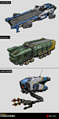 war robot frontiers vehicles concept sketches