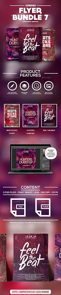 俱乐部传单/海报传单包7 -事件Club Flyer/Poster Bundle 7 - Events Flyers抽象、乐队、俱乐部、音乐会,舞蹈,迪斯科,dj,djset,下降,dubstep,电,节日,传单,未来,故障,墨水,最小的,简约的,音乐,夜总会,党,电子,恍惚,啤酒花,类型,排版,城市,波,xemrind abstract, band, club, concert, dance, disco, dj, djset, drop, dubstep, electro, festival, fly