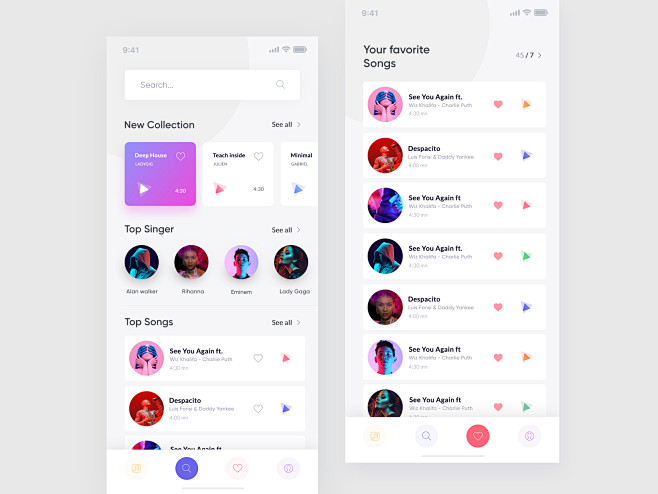 Music player apps