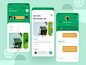 Kontrakan App ios explorations mobile ux ui app rent home search messages chat maps icons finder detail cards