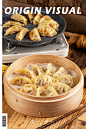 蒸煎饺 | 美食摄影 | 启点视觉摄影设计_Mr Wang.设计作品--致设计
