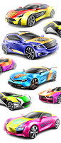 Toy cars modeling/rendering : Toy cars rendering@北坤人素材