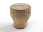 Low wooden stool BIER - Riva 1920