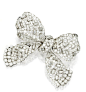 Platinum and Diamond Bow Brooch, Bulgari – sotheby’s