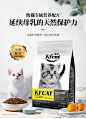 宽福猫粮幼猫专用1-12月天然猫奶糕增肥营养发腮离乳期猫食1.6kg-tmall.com天猫