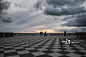 View Of Terrazza Mascagni Against Cloudy Sky At Dusk