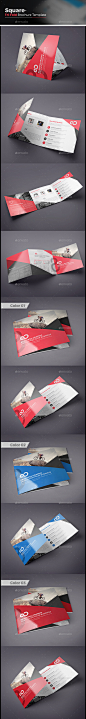 Square Tri fold Business Brochure - Corporate Brochures