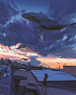 Sky whales by snatti89