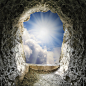 General 2060x2061 tunnel rock Sun sun rays clouds photo manipulation cave