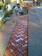 renovation diy brick and concrete driveway: 