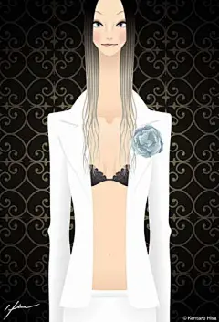 日本比佐健太郎(Kentaro Hisa)时尚插画(3)