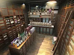 日本画师磯部トースト的风景插画作品欣赏