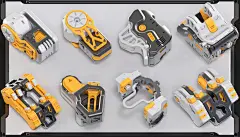  Sci-Fi Hard Surface KITBASH 350 DETAILS 