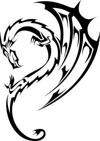 tribal dragon