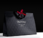 progress-packaging-oneonly-carrier-bags-luxury-property-resorts-foiling-fluted-silver-blind-embossed