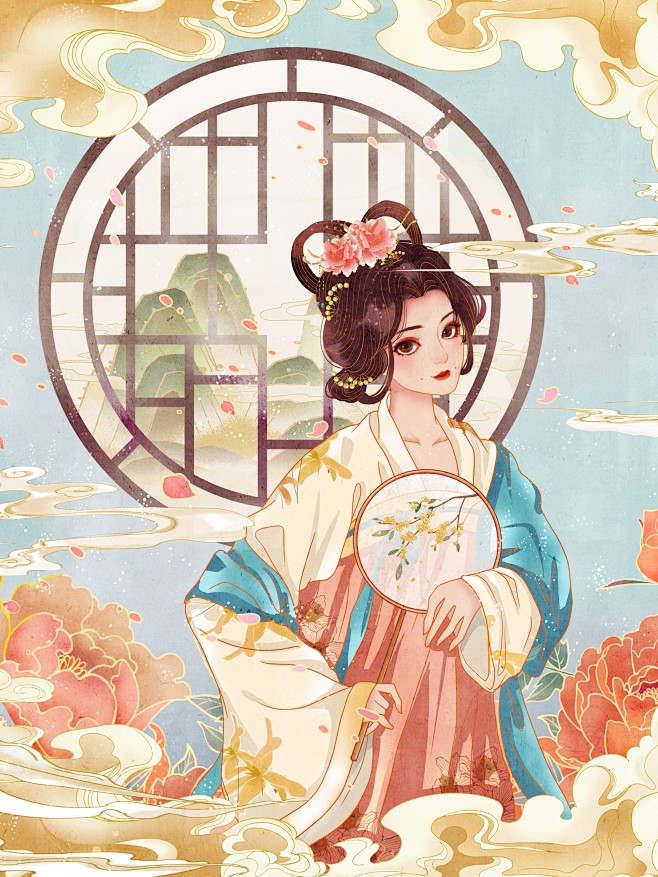 国潮插画素材 (130)