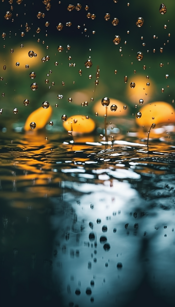 雨季淋雨下雨24节气雨水摄影图