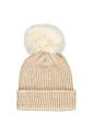 Fuzzy Pom Pom Beanie