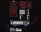 Cyberpunk Sci Fi futuristic UI/UX user interface animation  UI ui design Ghostrunner