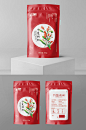 红色宁夏枸杞包装袋设计-众图网