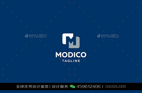 字母M LOGO设计标志品牌设计作品欣赏...