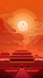 国庆节背景素材2