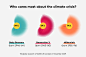 Data Viz data visualization article climate change greta flower earth millennials baby boomers survey