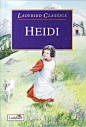 HEIDI Ladybird Book Classics Series Gloss Hardback 1994 Blue