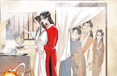 长耳兔点点采集到C-插画（天赐官福）