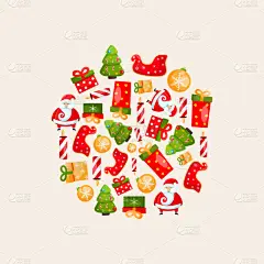 圆形,新年,华丽的,传统,计划书,天鹅,壁纸,构图,点燃,问候