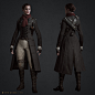 Isabeau infiltration Costume, Hisae 'Jo' Watanabe : I worked on texture and materials for Isabeau's head and whole costume. Hair is modeled and textured by Scot Andreason.

Her head is modeled by Adam Skutt.
Costume is modeled by Eiad Dahnim.