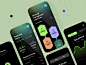 Finance Mobile App by Ghulam Rasool  for Upnow Studio on Dribbble