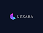 Luxara Logo Design logo design concept new technology design app logo app icon abstract 3d logo colors fashion letter mark logo mark l logo vector gradient branding concept logo designer logo design logo branding