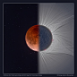 Total Solar Lunar Eclipse 
Composite Image Credit & Copyright: Wang Letian, Zhang Jiajie
Explanation: This digitally processed and composited picture creatively compares two famous eclipses in one; the total lunar eclipse (left) of January 31, and the