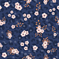 Seamless pattern with pink roses.
