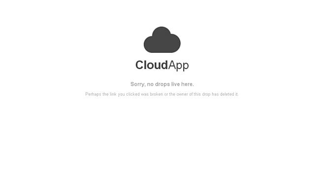 CloudApp — Not Found