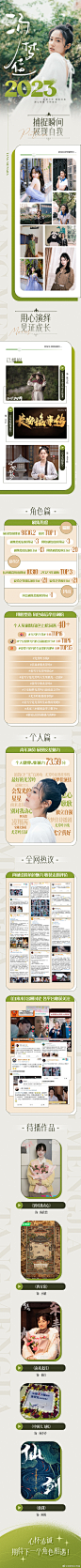 汤梦佳2023年度总结长图