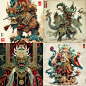 ILLUSTRATION Illustrator monster oriental artist Character design image Chinese style
