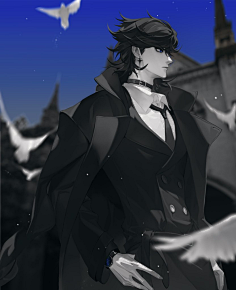 动漫-喜欢的插画-花瓣网|陪你做生活的设计师 | 鸦王国插画