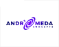AndromedaConcepts标志 仙女座 星座 星系 宇宙 太空 恒星 紫色 螺旋 商标设计  图标 图形 标志 logo 国外 外国 国内 品牌 设计 创意 欣赏