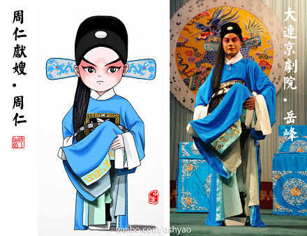 【群英会】Q版京剧人物_梁山好汉吧_百度...
