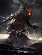 Kronos, Daren Horley : wrath of the titans concept art
