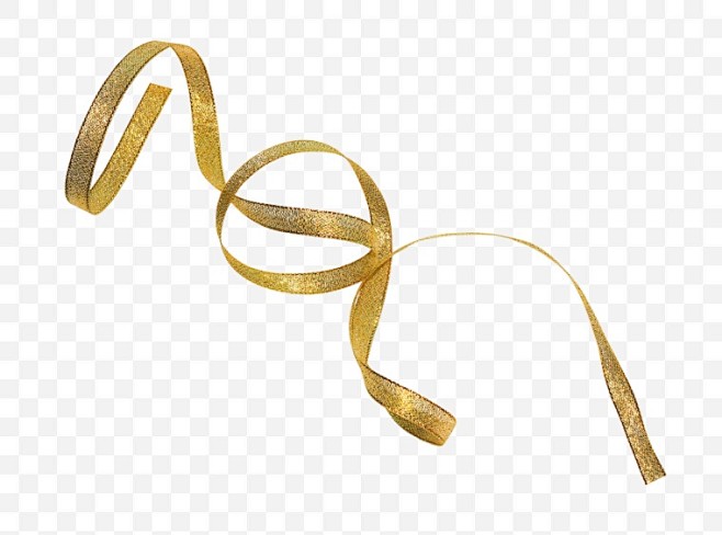 丝带金色丝带装饰装饰物节日装饰彩带