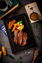 #高档西餐图片##牛扒##牛排##餐饮美食海报设计素材##牛排摄影图片素材##牛排海报背景素材##牛肉#037牛排实拍图