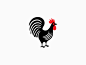 Rooster Logo by Lucian Radu on Dribbble
