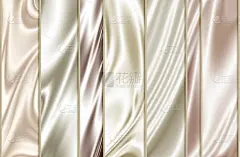 淡粉色丝绸底色，竖条纹。