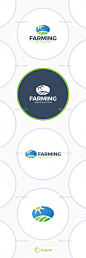 农业的标志-农田自然标志模板Farming Logo - Farm Land - Nature Logo Templates农业、品牌、业务、公司、生态农场,农民,领域,食品,新鲜,花园,粮食,绿色,成长,成长,收获,健康,健康,景观,叶子,树叶,光,自然的,有机的,植物,种植,太阳,素食,素食者,小麦 agriculture, branding, business, company, eco, farm, farmer, field, food, fresh, garden, grain, green,