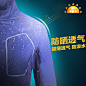 龙狮戴尔正品户外运动防晒皮肤衣春夏男式超薄防晒服防紫外线风衣